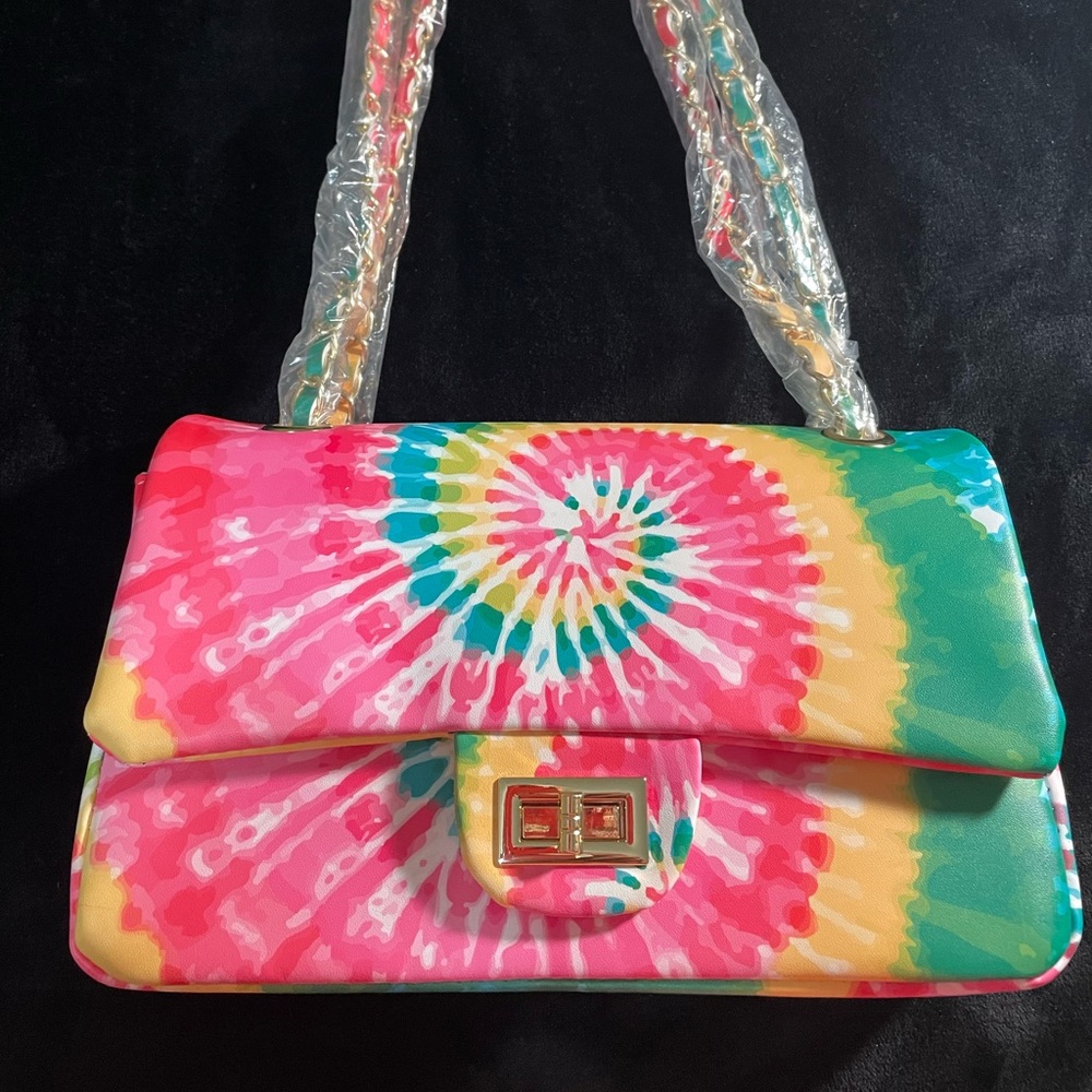 Tie Dye print handbag